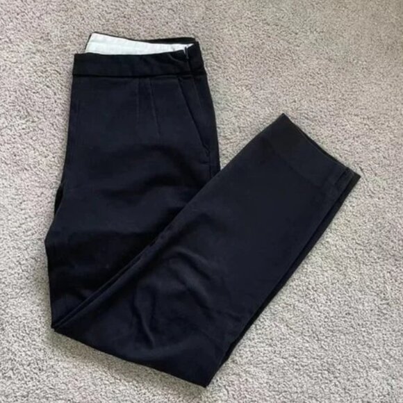 J. Crew Martie Navy Trousers Pants Size 12 - Picture 6 of 14